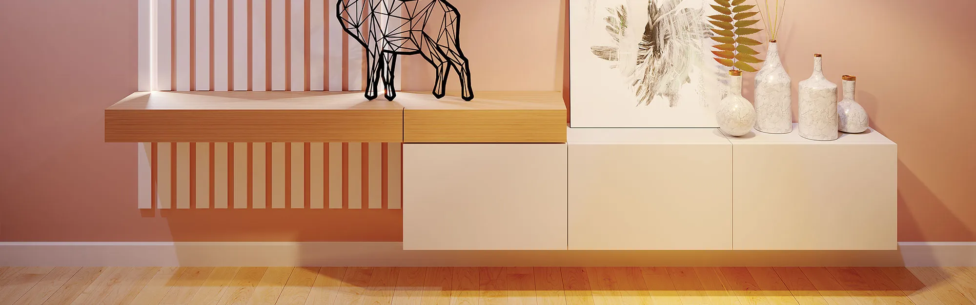 Rodapés modelo UPSOLU garantia qualidade economico em poliestireno resistente à humidade, não deforma, pintável, aplicados com cola para Piso ou Parede